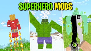 Top 6 Superhero Mods for Minecraft Bedrock/Pocket Edition 🔥🔥