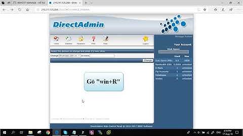 Hướng Dẫn Đổi Domain Trên Hosting Directadmin