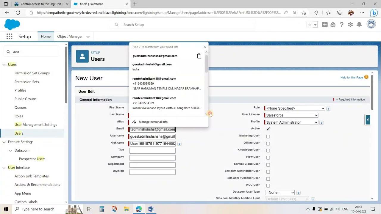 Data Security Control Access to the Org YouTube