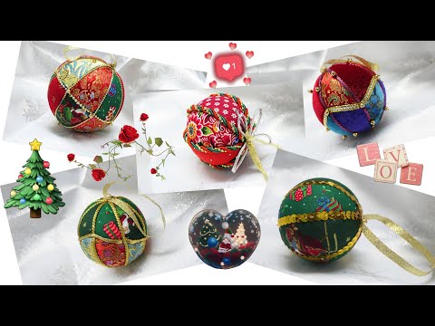 Видео: Ёлочные игрушки из пенопластовых шаров 