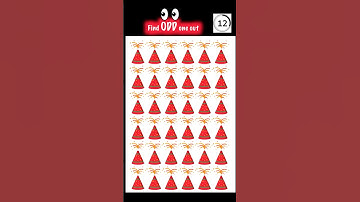 👀 EYE TEST CHALLENGE #39 - CAN U FIND ODD ONE ? #shorts #youtubeshorts #puzzle #viralshorts
