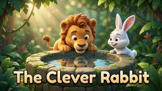 The Lion and the Clever Rabbit 🐰 | Moral Story for Kids | Clever Rabbit Saves the Jungle!