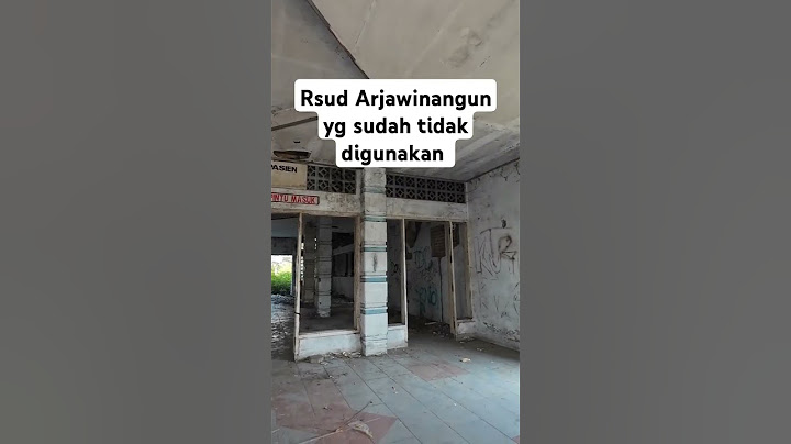 RSUD Arjawinangun Cirebon yg sudah tidak digunakan..