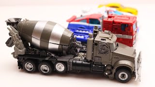 Transformers Bumblebee vs Optimus Prime Stop motion Mixmaster, WheelJack Car & Lego Military Contest