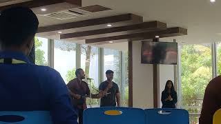Capgemini pune live singing show during lunch time #bollywood songs