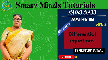 Differential Equations VSAQ |Maths 2B | find the order and degree | #differentialequationsmadesimple