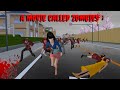 A movie called zombies 2  sakura school simulator