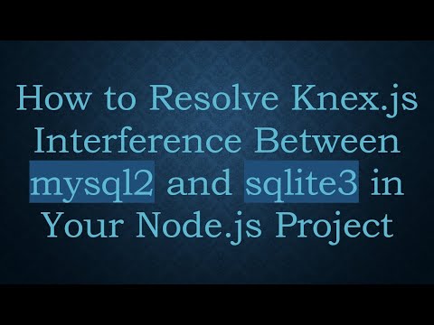 How to Resolve