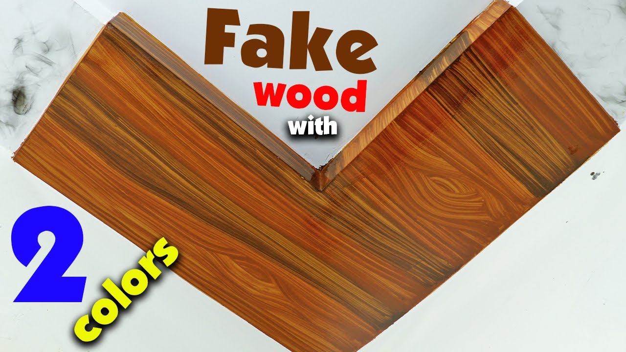 How to Paint Easy Faux Wood Grain - This Old House