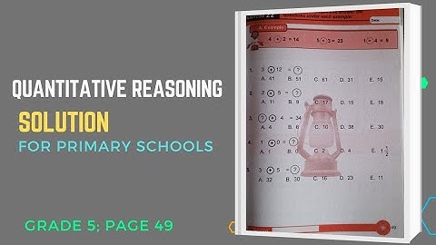 Quantitative Reasoning Solutions for Primary|Lantern Steps Quantitative Reasoning examples Book 5