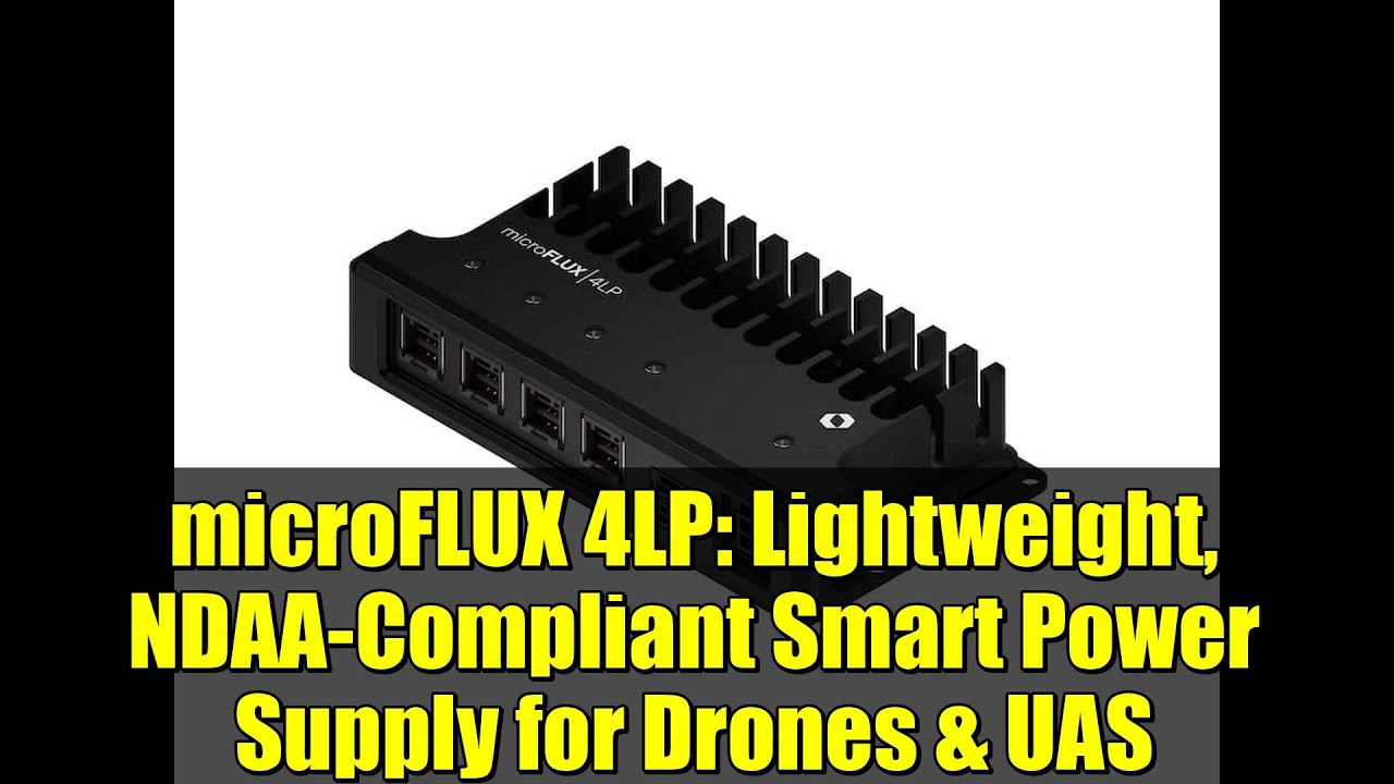 microFLUX 4LP: Lightweight, NDAA-Compliant Smart Power Supply for ...