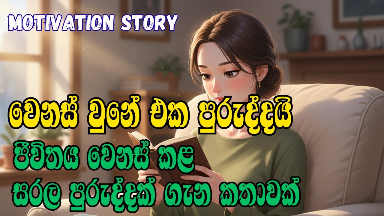 ජීවිතය වෙනස් කල සරල පුරුද්දක් | #motivationsinhala #sinhalakatha #sinhalamotivation  #newkatha