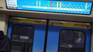 (台北捷運)C341紐崔萊數位彩繪列車211/212往BL23南港展覽館BL08新埔到BL10龍山寺