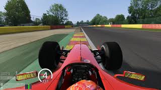 New pb! pretty happy with the lap. still time to be found, especially
in t1, but also at pouhon, downshifted too late and ended up slowing
down much. nex...