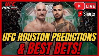 UFC Houston: LIVE Picks, Predictions & Best Bets | Last Minute Line Moves 2/21/26 📱
