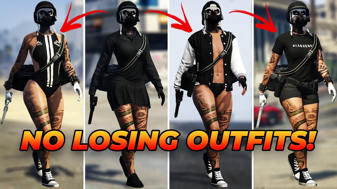 Easy & Cute GTA 5 Female Outfits Tutorial - No Transfer! - YouTube