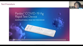 COVID-19 ECHO Session #28: Manufacturers of COVID-19 Rapid Diagnostics Tests: Abbott Panbio