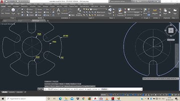 AutoCAD Tamil - 2D Practice Polar Array #007.