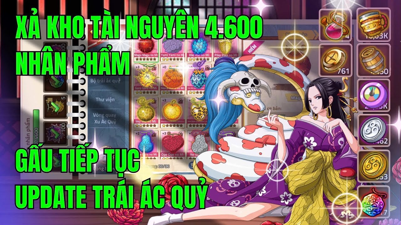 HUYỀN THOẠI HẢI TẶC - TẾT ĐẾN XUÂN VỀ XẢ FULL MỐC NHÂN PHẨM...CÁM ƠN AE ĐÃ ỦNG HỘ MÌNH 5 NĂM QUA