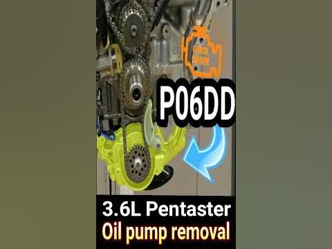 Do you have to remove the Motor to do a oil pump? P06DD. 3.6 Pentastar