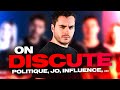 Discussion politique jo influence