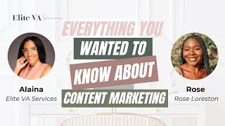 Everything You Wanted To Know About Content Marketing with Rose Loreston #marketing