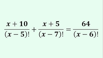 A Nice Factorial Equation | Math Olympiad