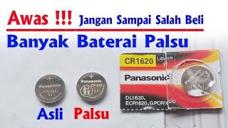 Baterai Panasonic Palsu