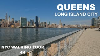 NEW YORK CITY Walking Tour (4K) QUEENS - Long Island City