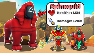 I Unlocked MAX LEVEL Spinxquid in Squid Evolution!