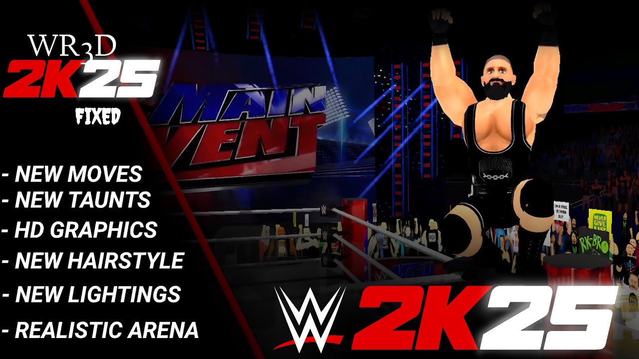 RELEASED FIXED MOD! WR3D 2025 CAREER EDITION MOD| NEW CAREER SYSTEM | NEW GRAPHICS | NEW ARENA 