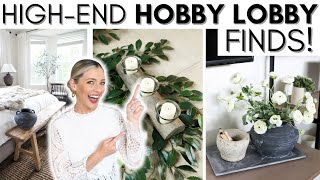 HOBBY LOBBY SHOP WITH ME AND HAUL || HIGHEND LOOK FOR LESS || DESIGNER DUPES || BUDGET DECOR