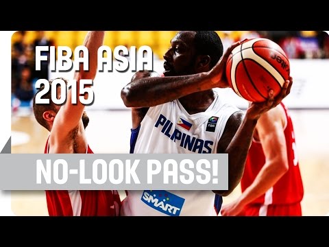 Blatche Blind Pass to Intal - 2015 FIBA Asia Championship
