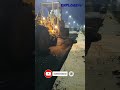 amazing pot patch work done at night by grader #jcb #civilengineering #hindi #gsb