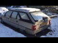 Series 1 Citroën bx break 19 trs 1985 cold start