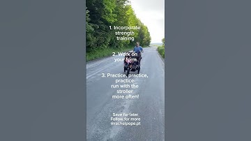 Running with a stroller feel hard? Try these 3 things!