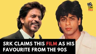 SRK's Personal Fav Movie From 90s | CineFolk | #bollywood #bollywoodsongs #bollywoodnews #srk #90s