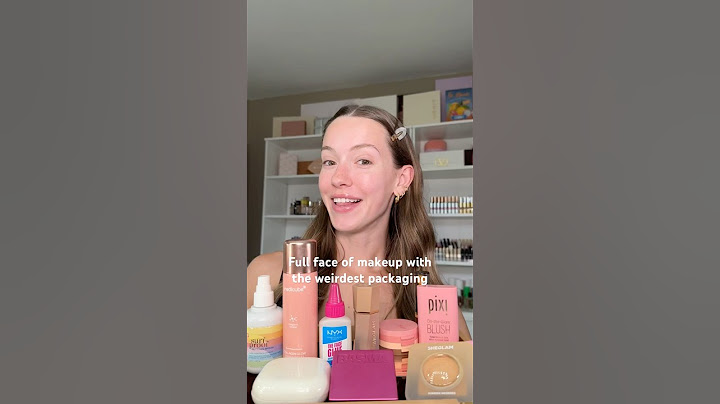 Full face of makeup with the weirdest packaging #makeupchallenge