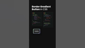 CSS Button Gradient Border