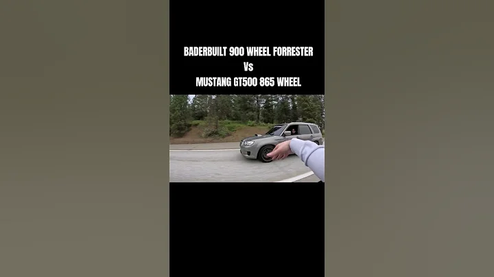 Baderbuilt 900 WHEEL Subaru Forrester vs Shelby GT500 Pulley/W85