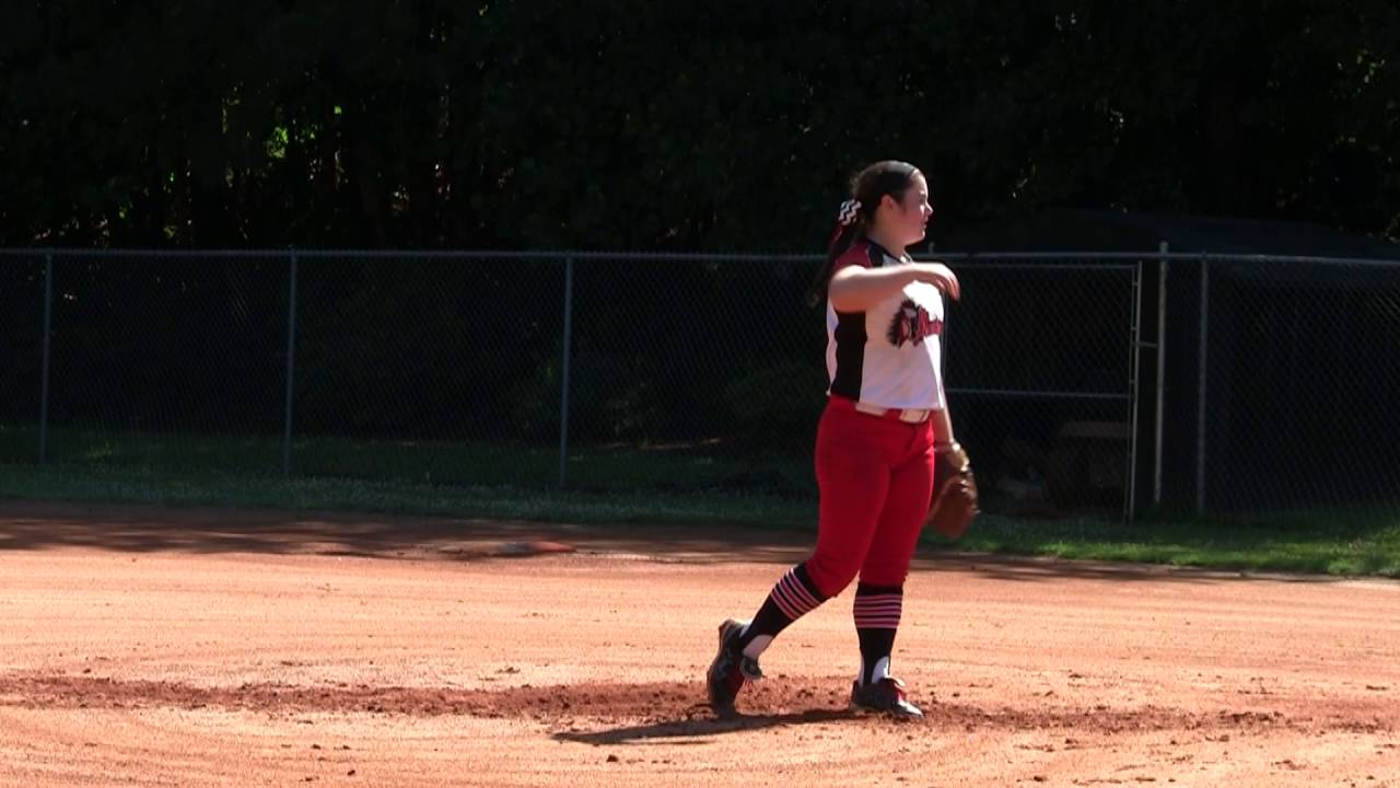 Taylor Allmen's Pitching Softball Skills video