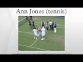 Ann Jones (tennis) の動画、YouTube動画。