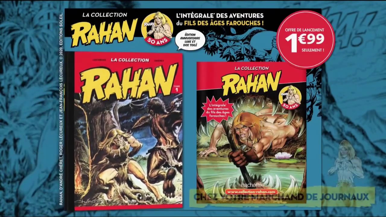 Collection Rahan N°1 Tome 1 "le fils des âges farouches" - Publicité 0: