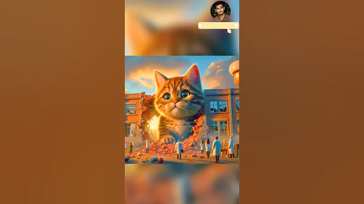 Watch the video about Cute cat Becomes a Giant part 1🐈🙏😥#cat #giants# aicat#kitten#ai #aiimage #shortsviral #shorts