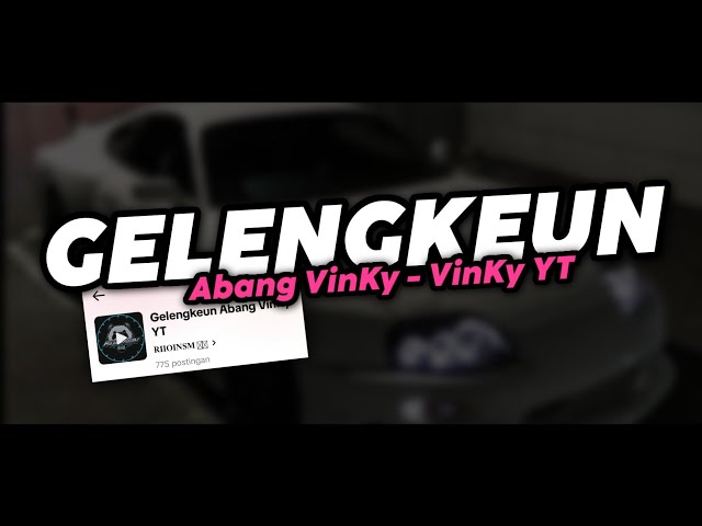 GELENGKEUN ABANG VINKY - VinKy YT class=