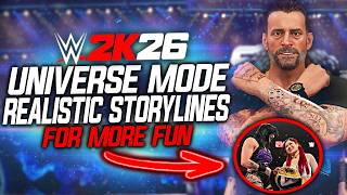 WWE 2K26 Universe Mode Is Better with these Custom Storyline Ideas!