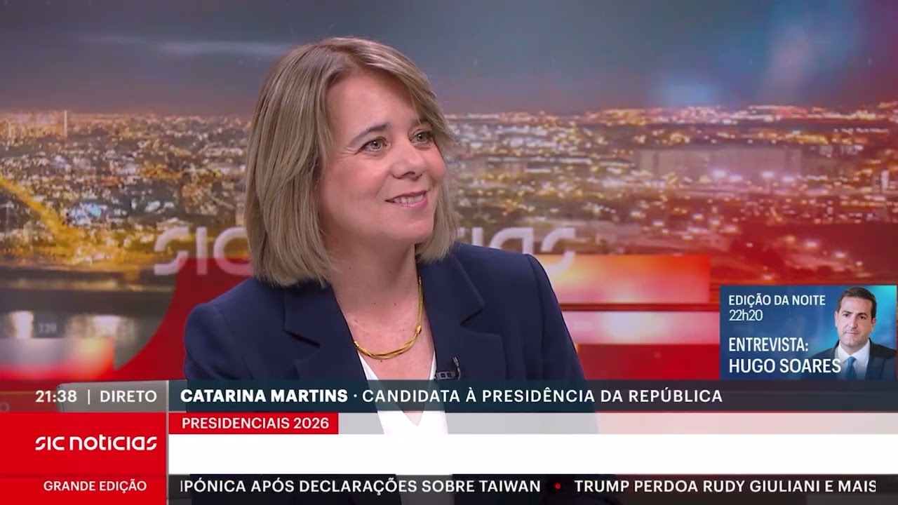 Entrevista completa de Catarina Martins à SIC Notícias