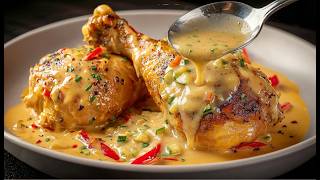 In just 30 minutes Chicken drumsticks in a creamy veggie sauce Nutritious recipe