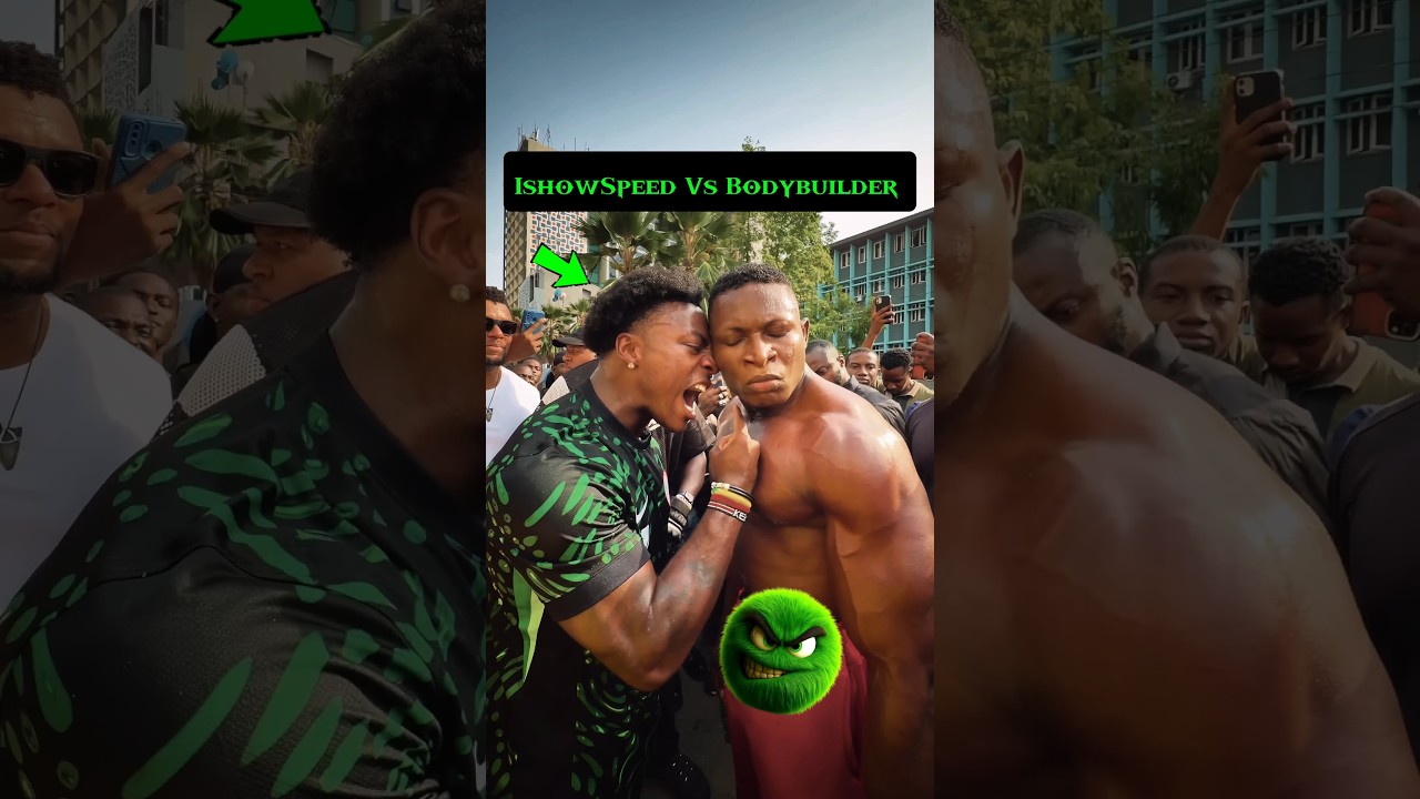 IShowSpeed vs Bodybuilder 😱 | Crazy Energy Clash 