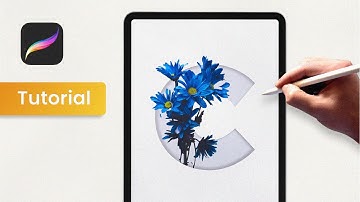 Flowers Inside Letters in Procreate (Tutorial)